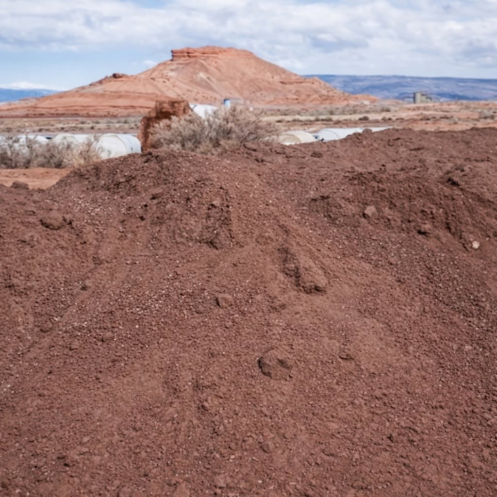 Bulk red landscape material at Pine Canyon’s Uintah Basin operation